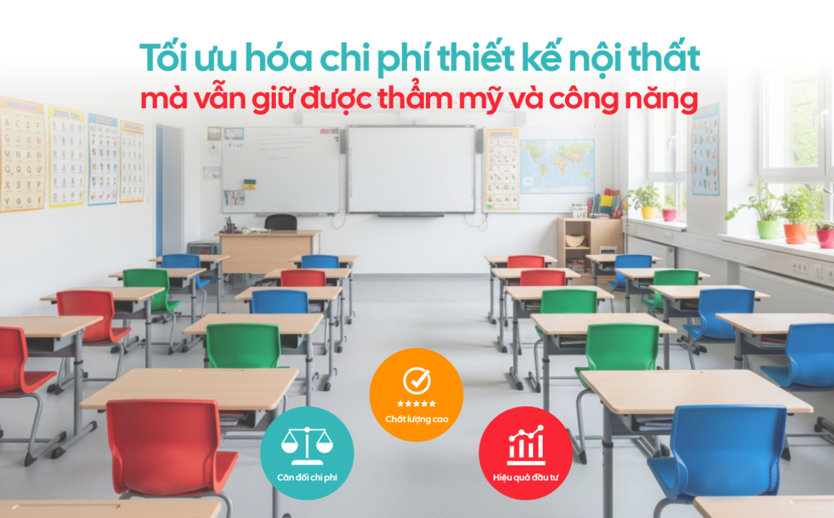Tối ưu hóa chi phí thiết kế nội thất mà vẫn giữ được thẩm mỹ và công năng