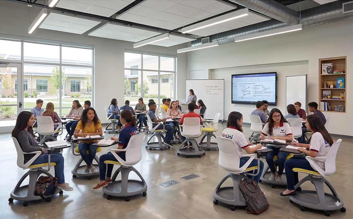 Báo giá ghế học sinh số lượng lớn cho trường học từ RPB Education & Public