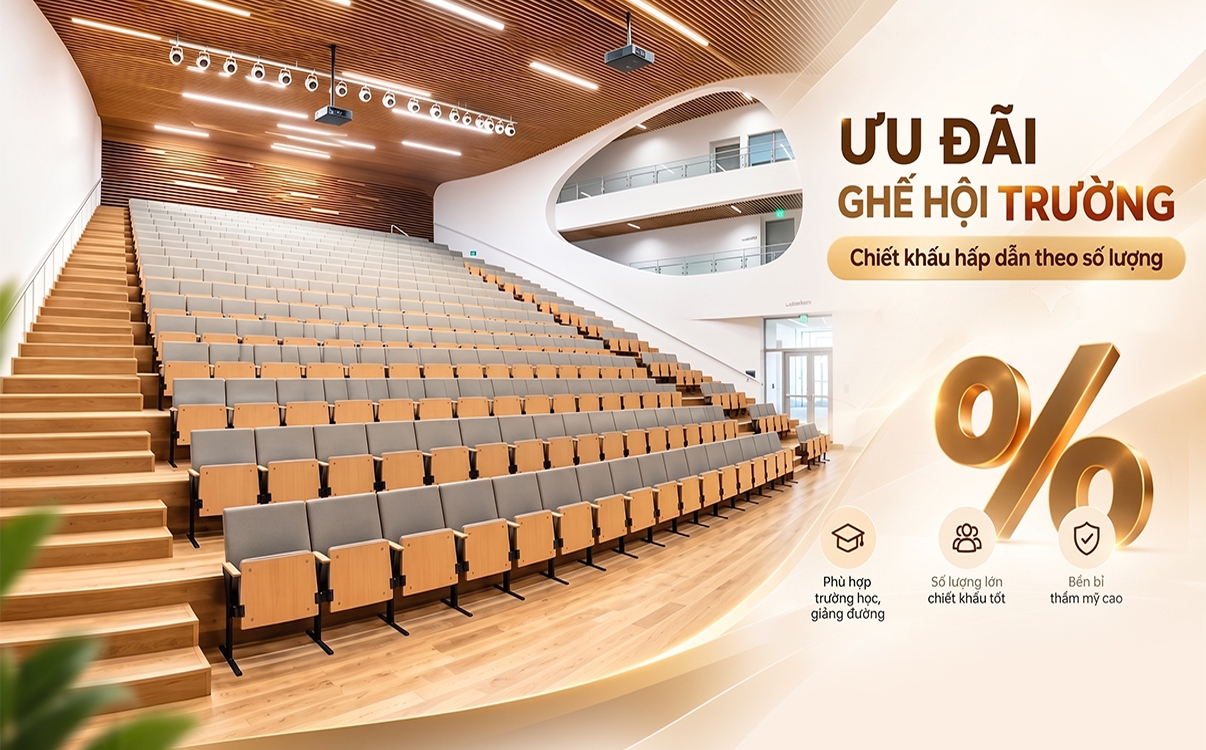 Chính sách chiết khấu ghế hội trường cho nhà thầu và đại lý cần lưu ý gì?