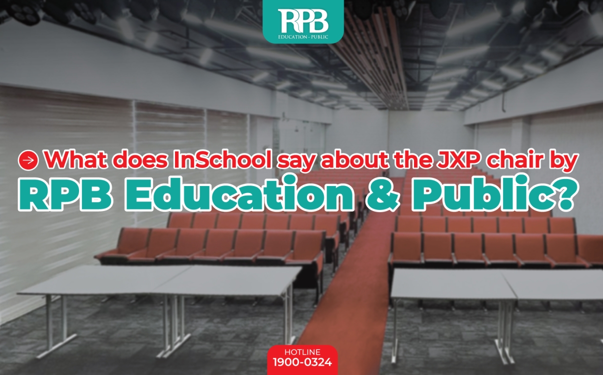 InSchool chooses JXP auditorium chair – A smart, flexible solution for modern educational spaces