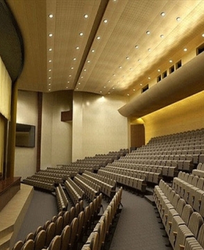 Lecture hall, school yard