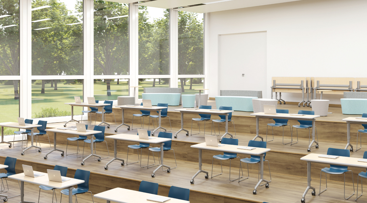 school furniture and furnishings. 