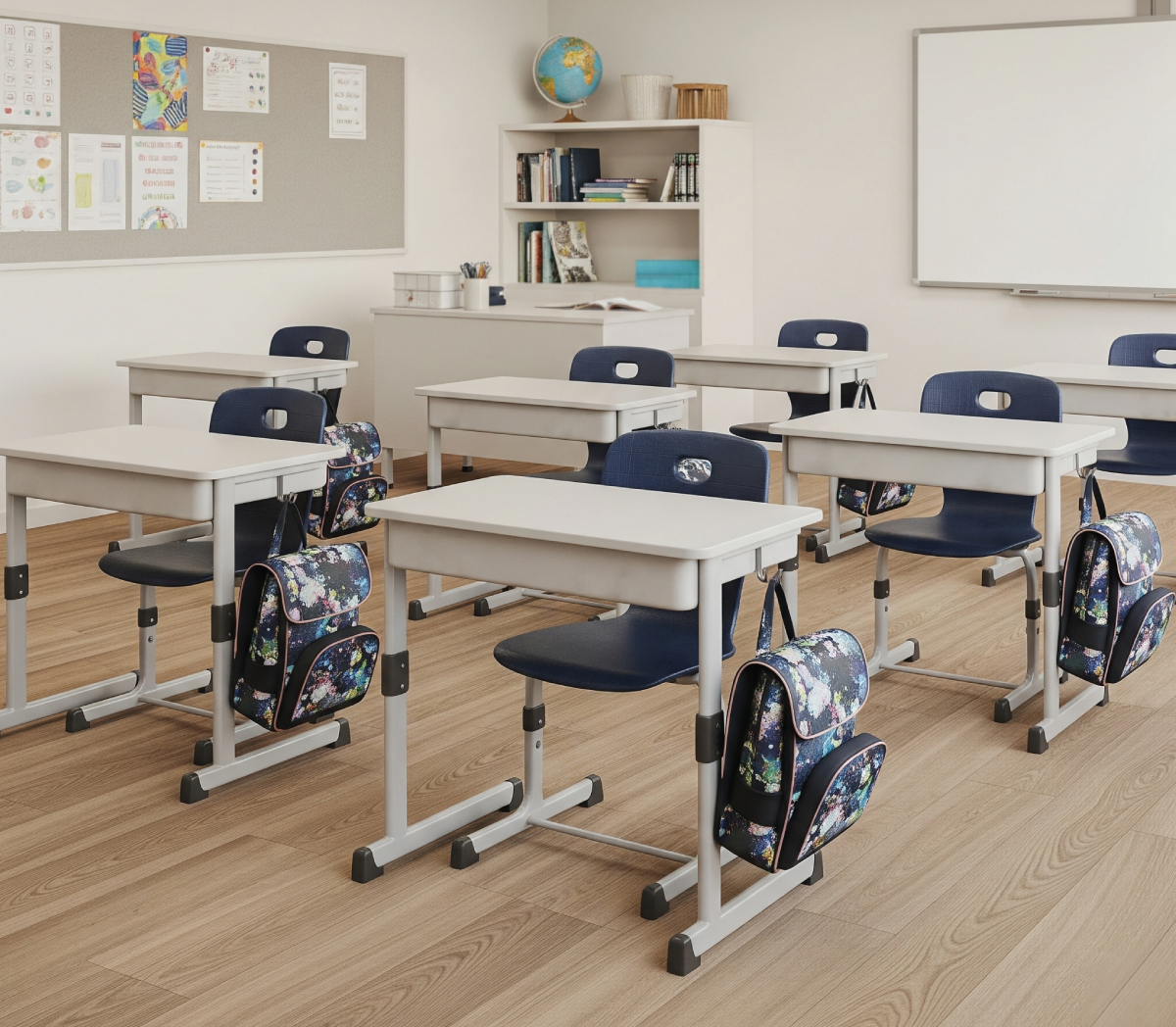 Smart Zico Adjustable Desk – Flexible, versatile, and space-optimizing for classrooms.