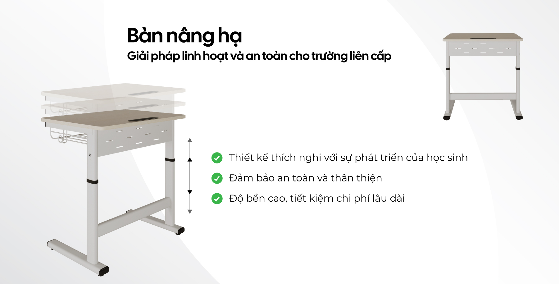 Bàn nâng hạ Smart Zico