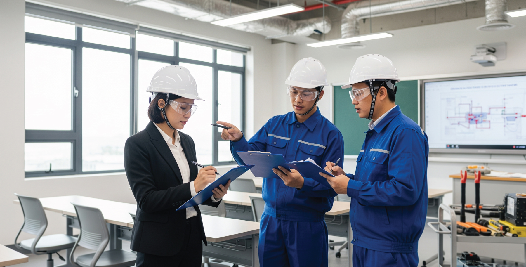 Conduct technical inspections and acceptance testing at each stage of project construction.