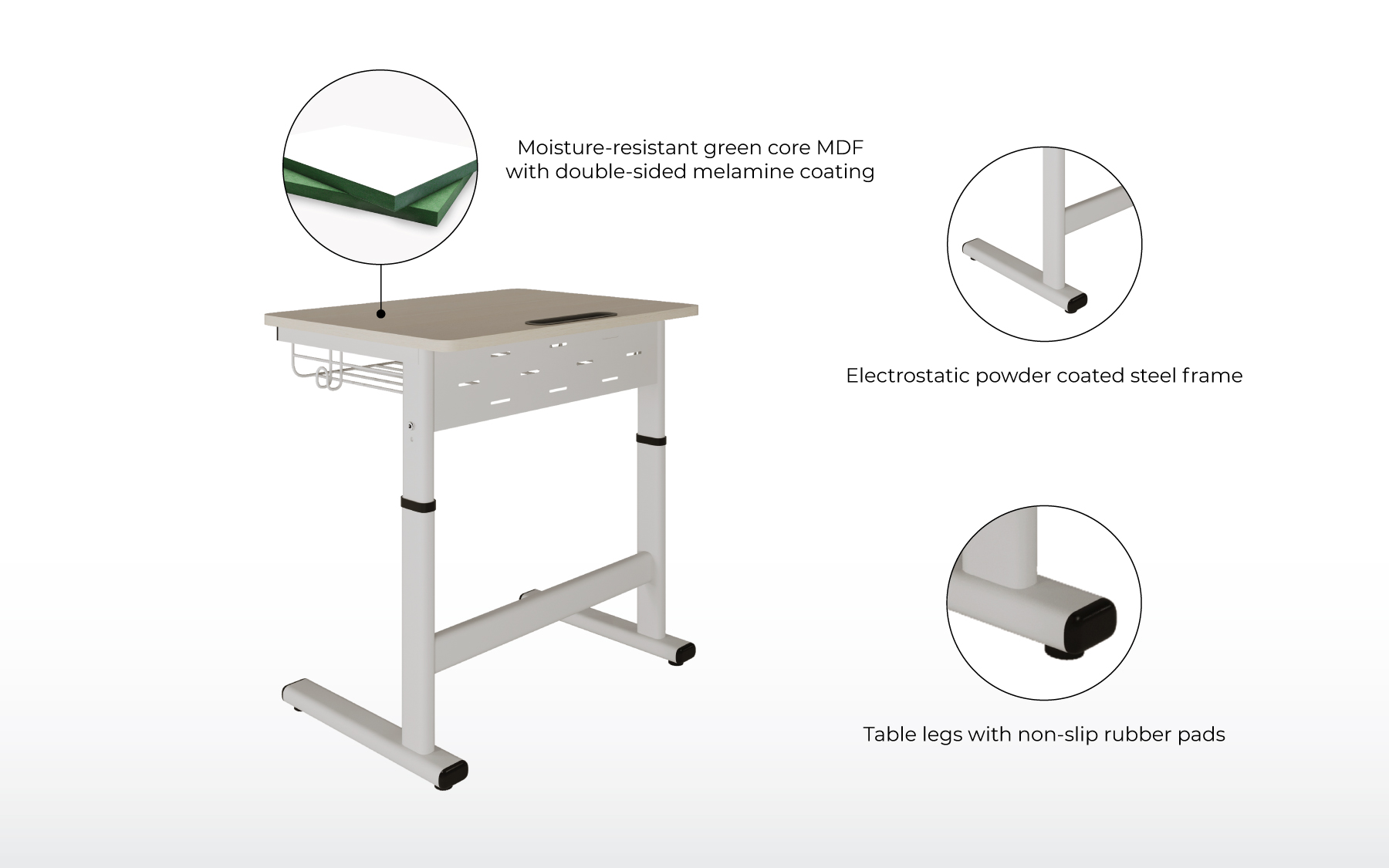 Standard safe materials and high durability