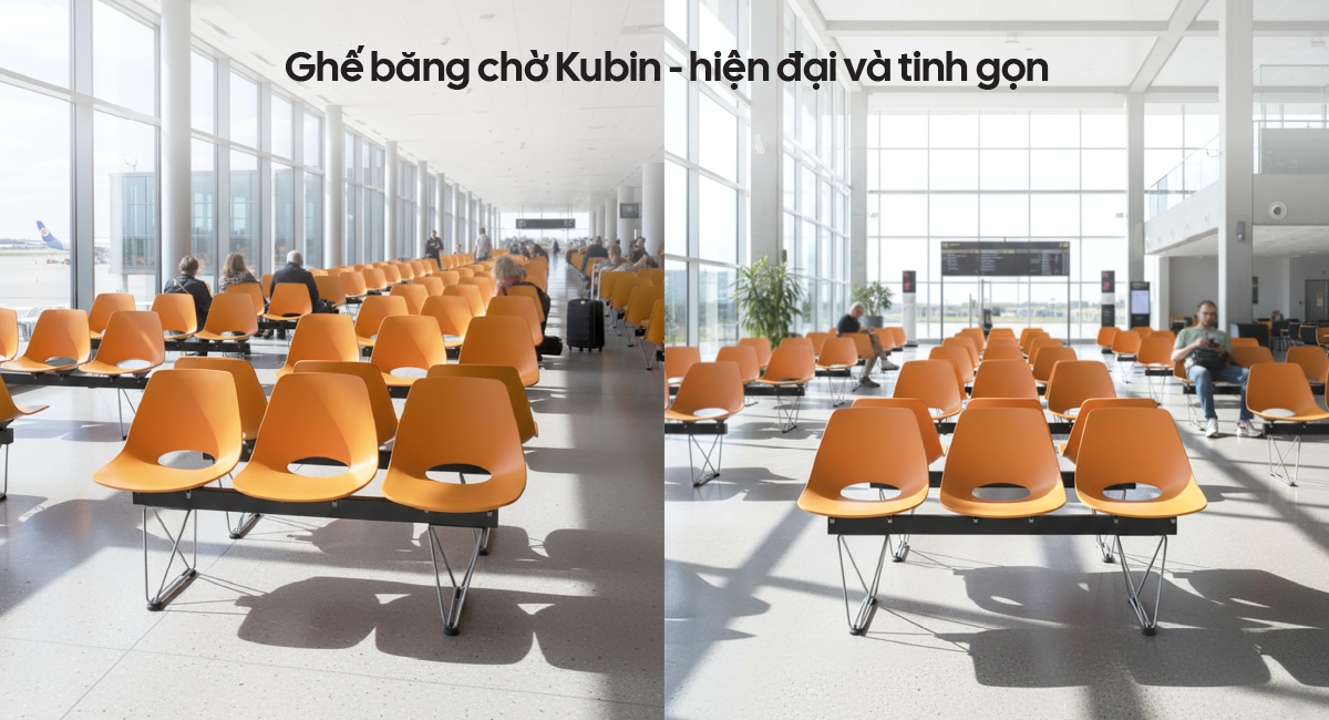 Ghế băng chờ Kubin – hiện đại và tinh gọn