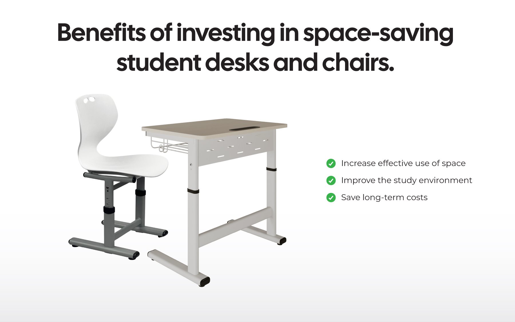 Benefits of Investing in Space-Optimized Student Desks and Chairs