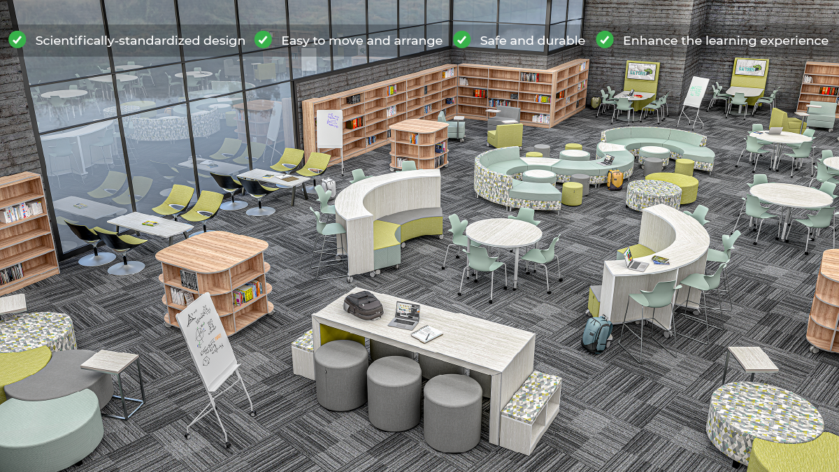 RPB Education & Public – Scientifically Designed, Safe, and Flexible Student Furniture. 