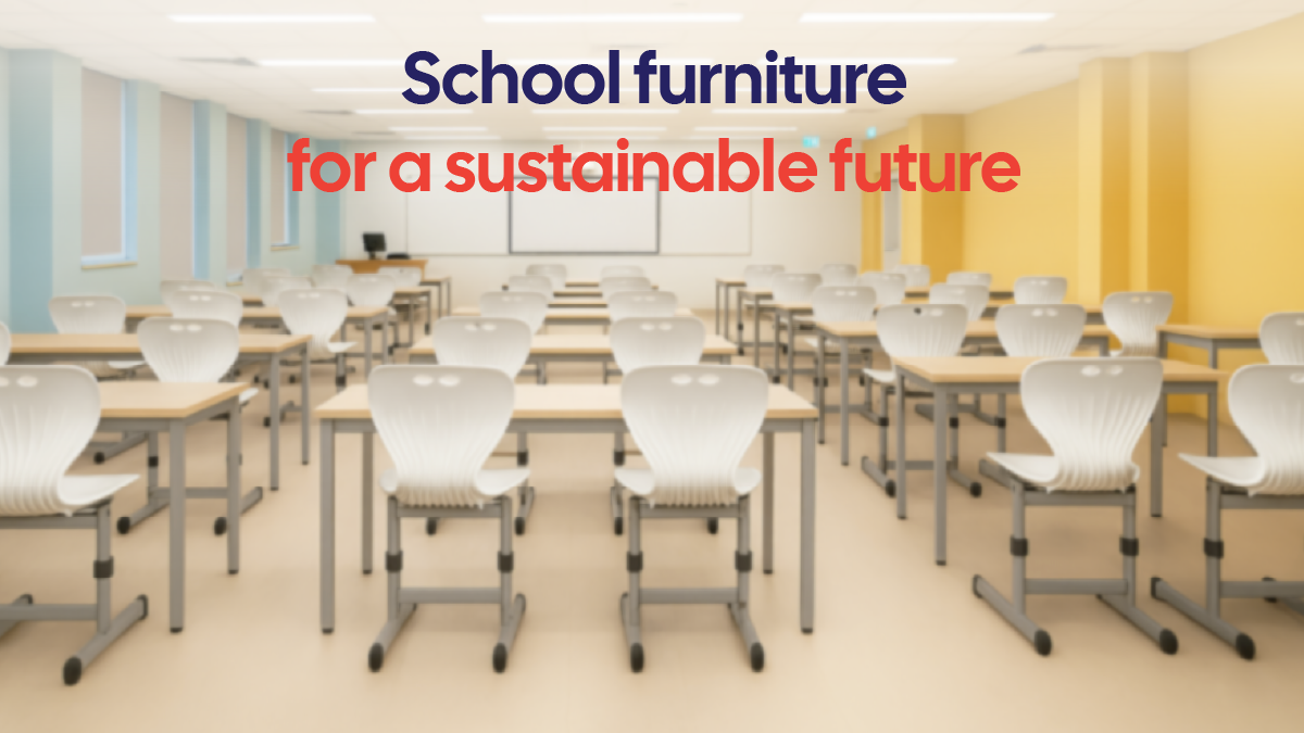 Flexible school furniture – a sustainable solution for future generations.