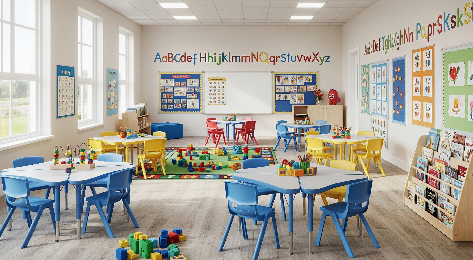 Bàn ghế học sinh nền tảng xây dựng tương lai