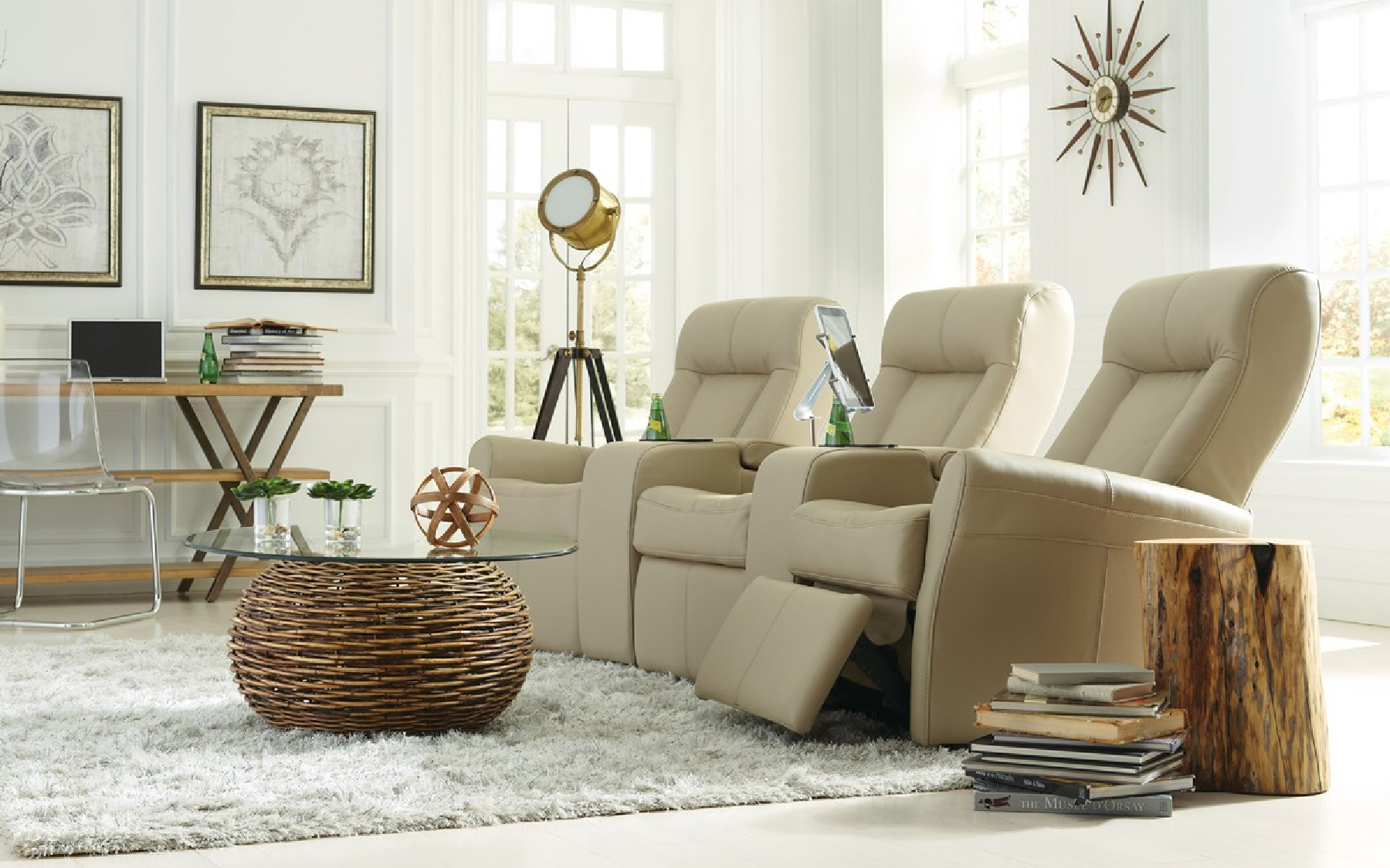 A high-class home theater space with seating from RPB Education & Public provides a luxurious, personalized, and emotional entertainment experience.