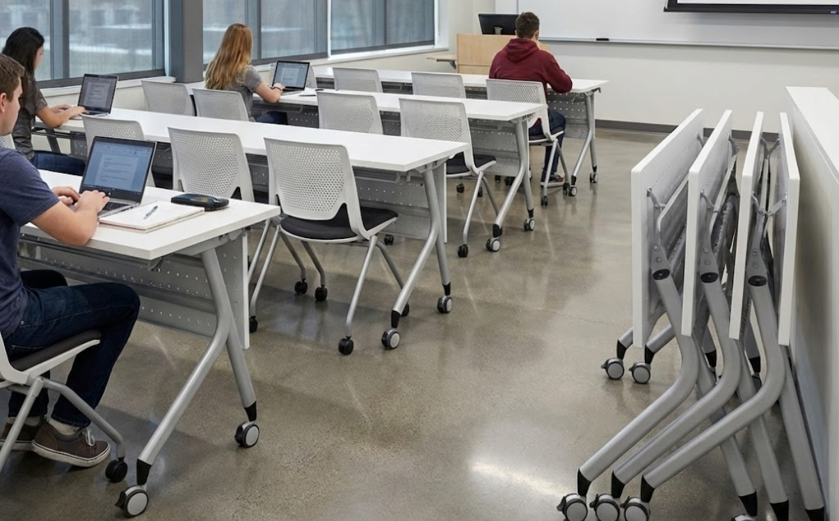 Bàn gấp gọn cho sinh viên