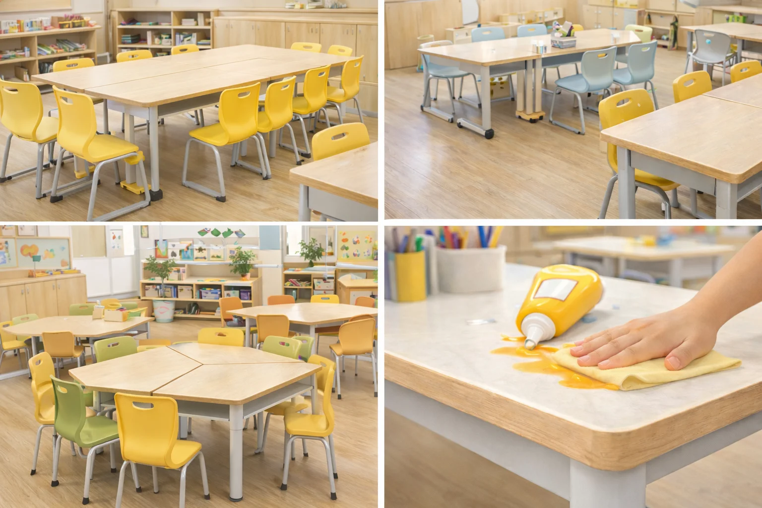 Bàn học sinh mầm non