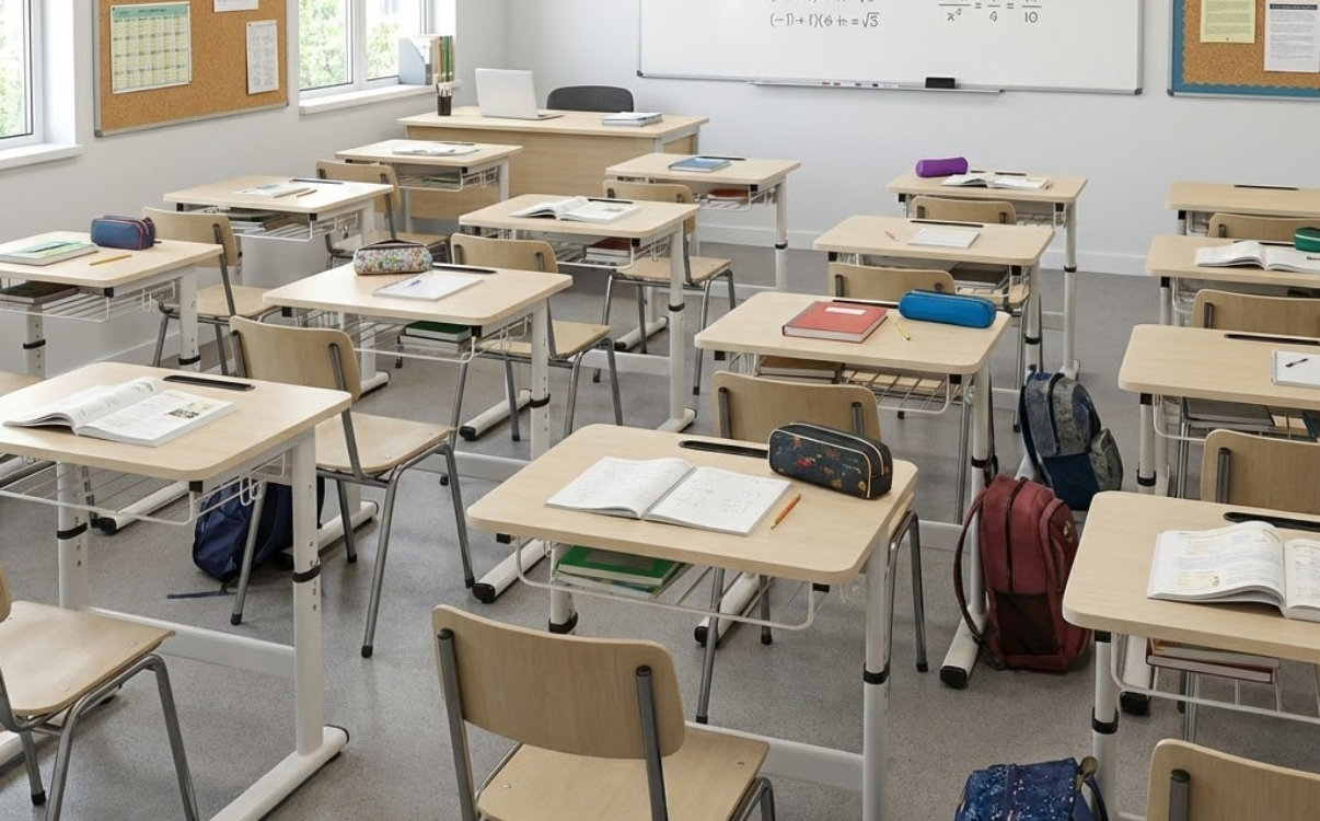 Smart Zico giúp học sinh giữ lưng thẳng, bảo vệ cột sống và thị lực trong suốt quá trình học.