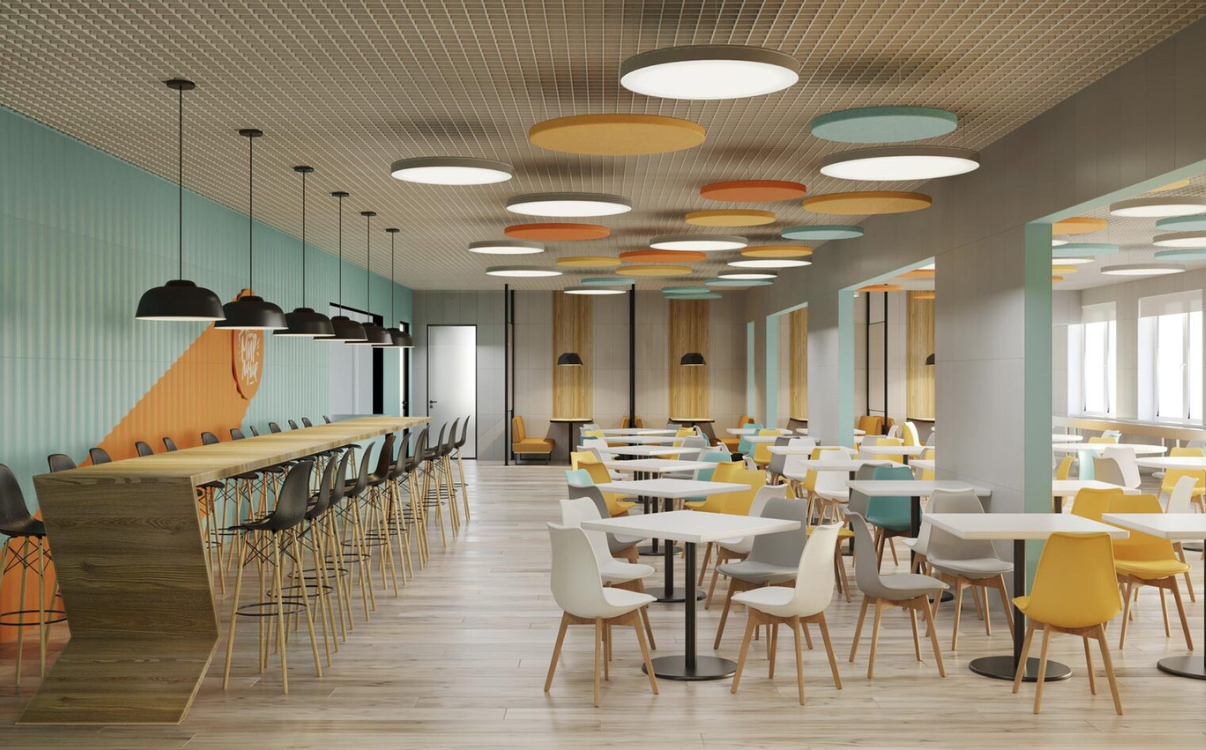 bàn ghế căn teen