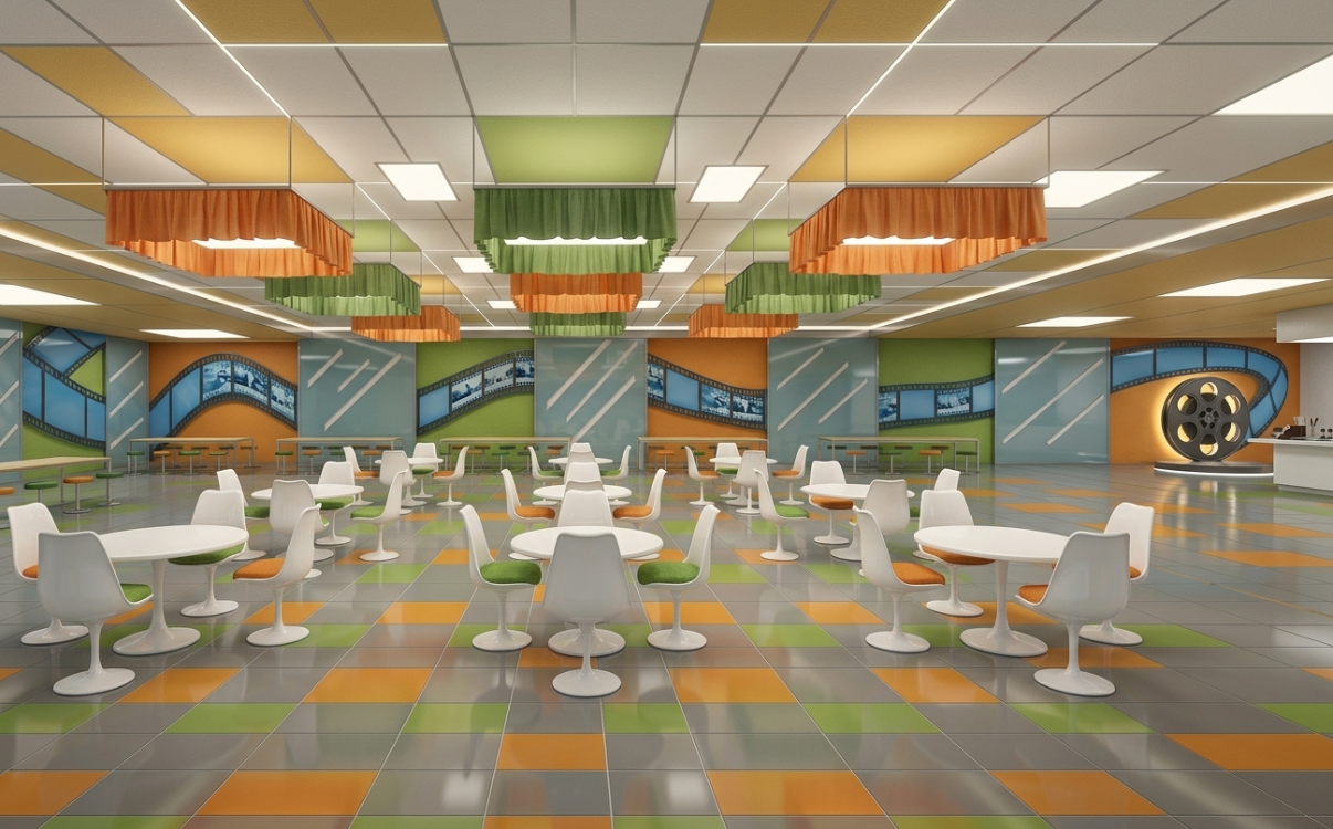 bàn ghế căn teen