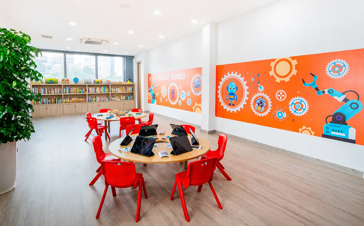 ghế thư viện tiểu học