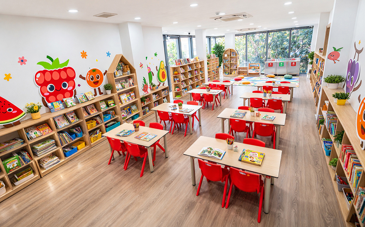  bàn ghế thư viện 