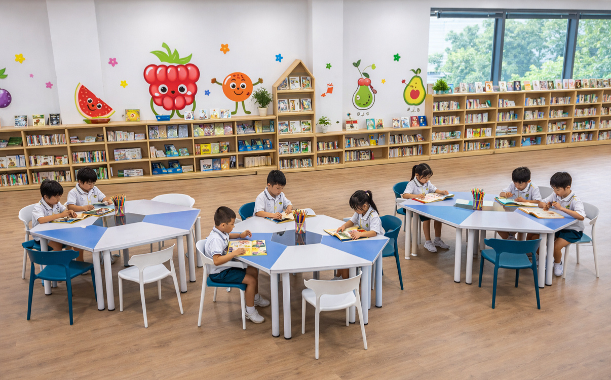  bàn ghế thư viện