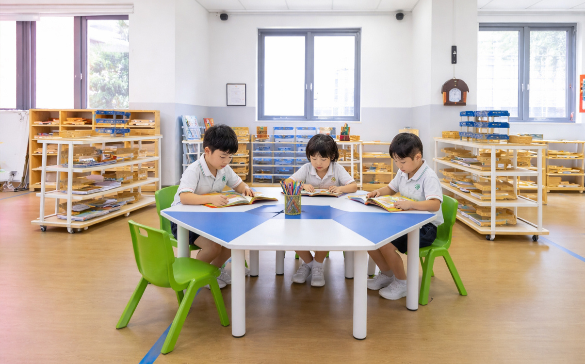 bàn ghế thư viện tiểu học