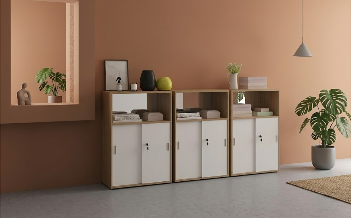 Tủ hồ sơ gỗ trung