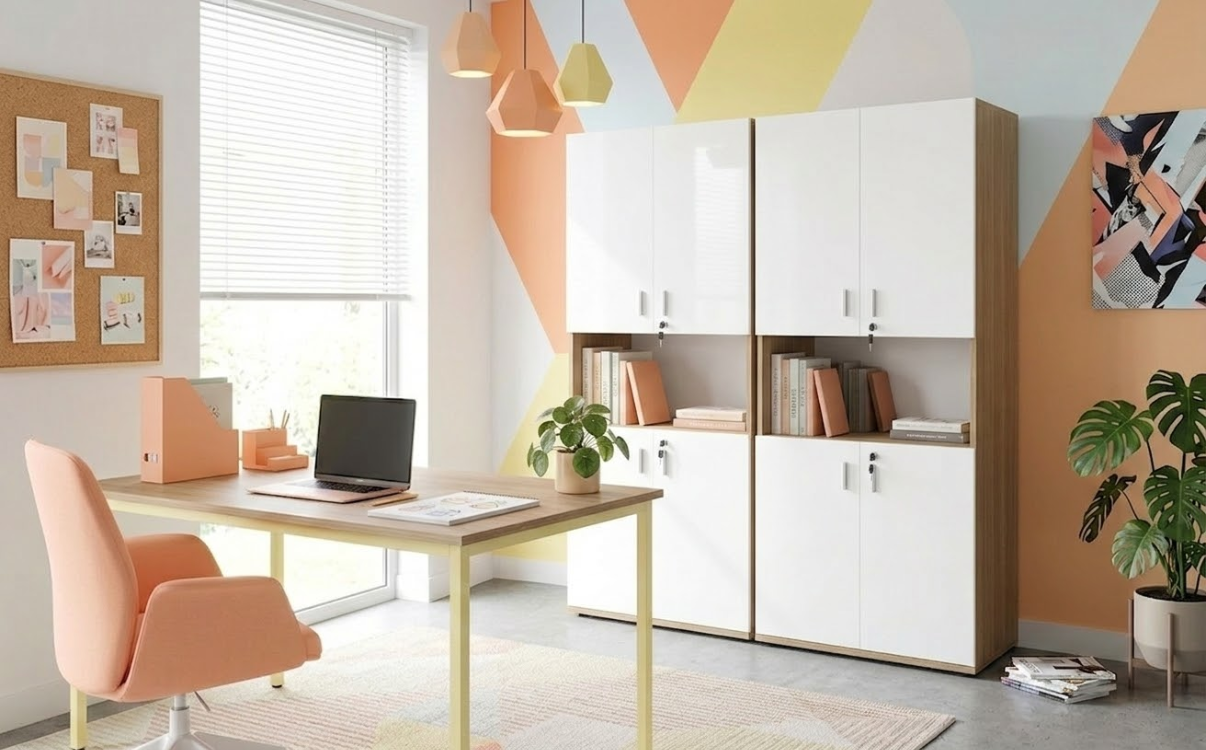 Tủ hồ sơ gỗ cánh mở