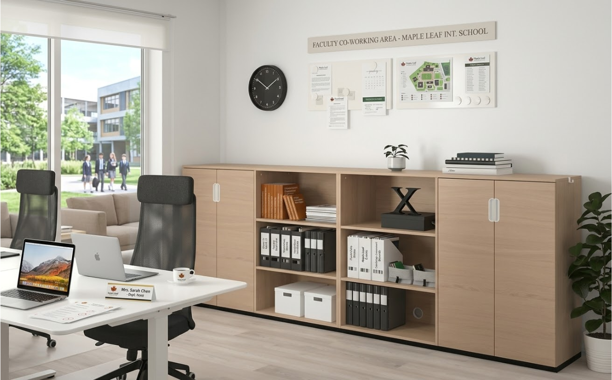 Tủ hồ sơ thấp 2 cánh