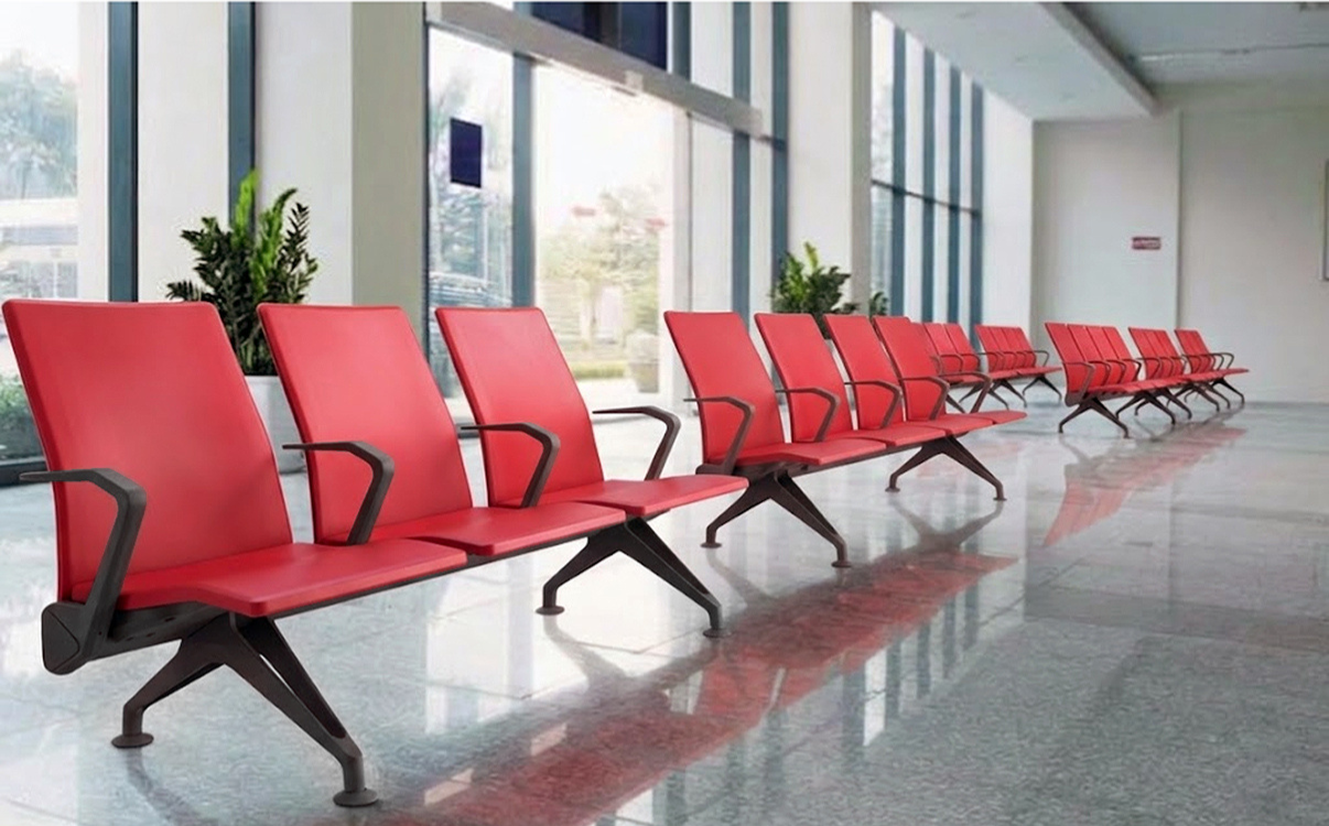 ghế băng chờ SJ 9061-04 ở sảnh chờ bệnh viện đẹp