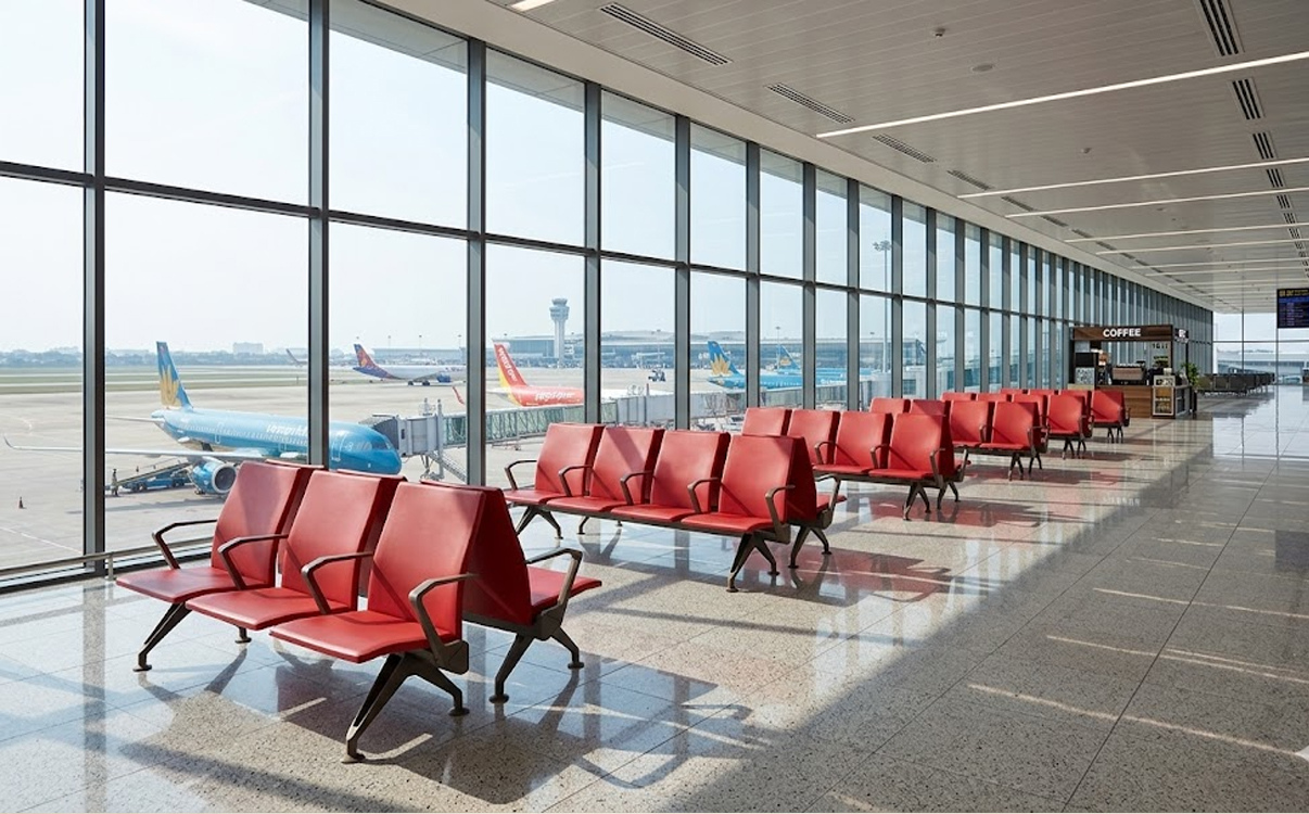  ghế băng chờ 3 chỗ ngồi ở sảnh chờ bệnh viện đẹp