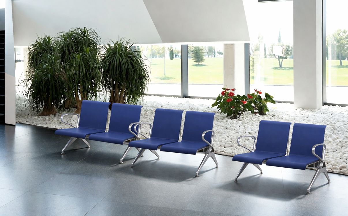 Ghế băng chờ 2 chỗ có tay ghế 