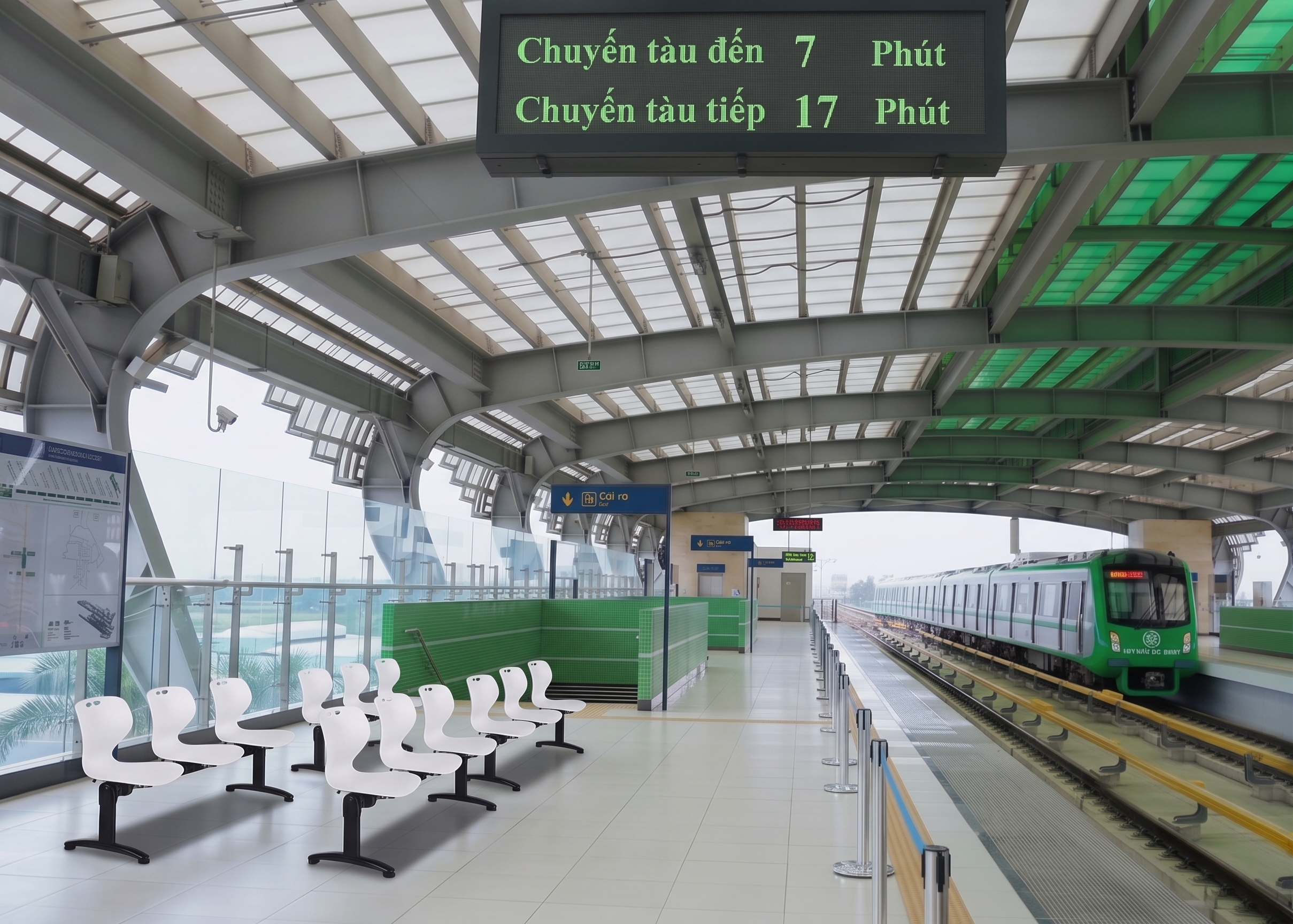 ghế băng chờ MOTO-03 tại RPB Education & Public là lựa chọn điển hình cho dòng ghế liền khối.