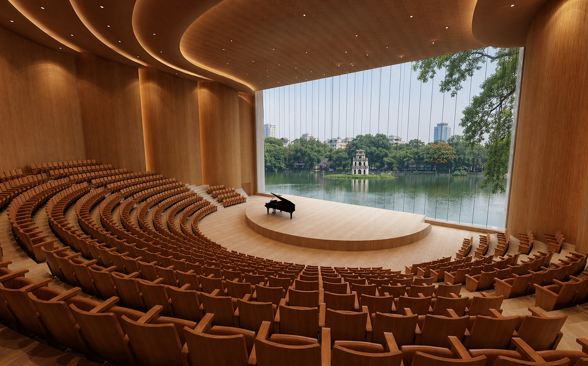 nhờ chất liệu gỗ luôn mang đến cảm giác chỉn chu, ấm cúng và có chiều sâu thẩm mỹ