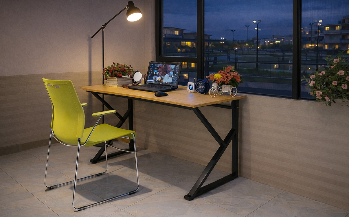 bàn học chữ K còn mang đến cảm giác vững chãi, dễ bố trí trong phòng ngủ, phòng học hay góc làm việc tại nhà. Với những ai đang tìm một mẫu bàn học vừa đẹp vừa tiện dụng, đây là lựa chọn đáng để cân nhắc.