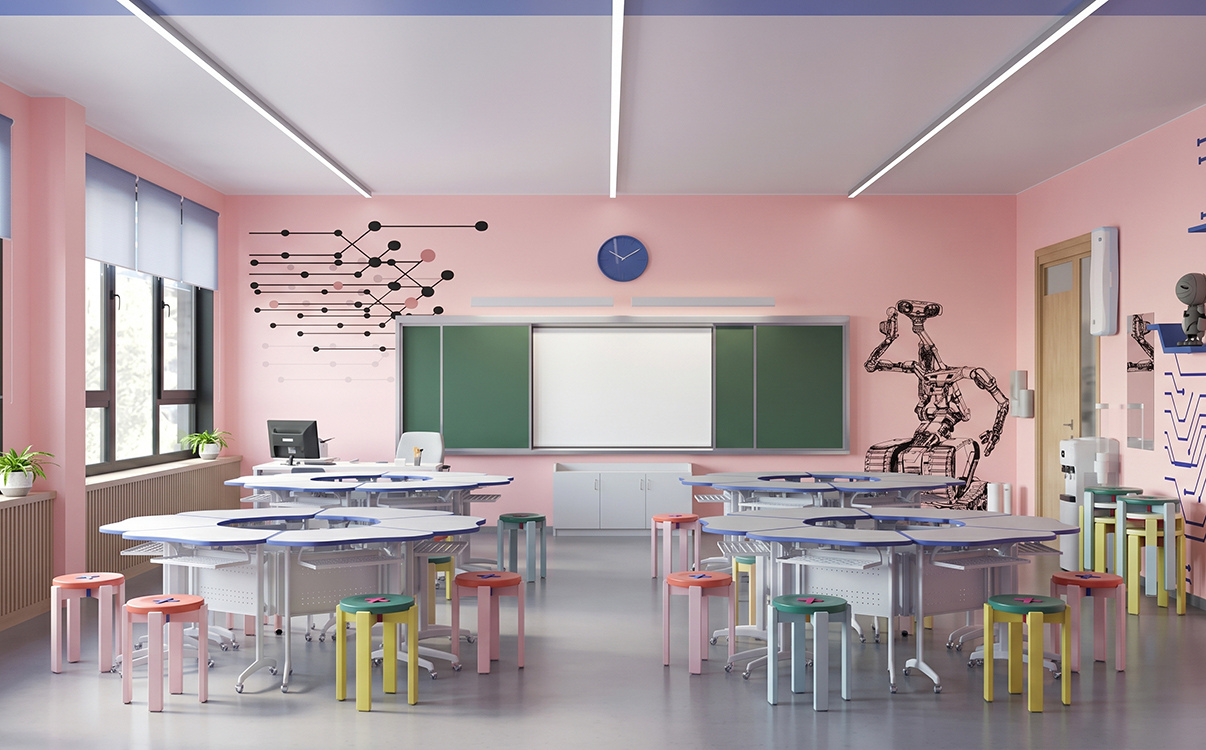 ghế có kích thước hợp lý sẽ giúp người dùng ngồi ổn định, dễ di chuyển