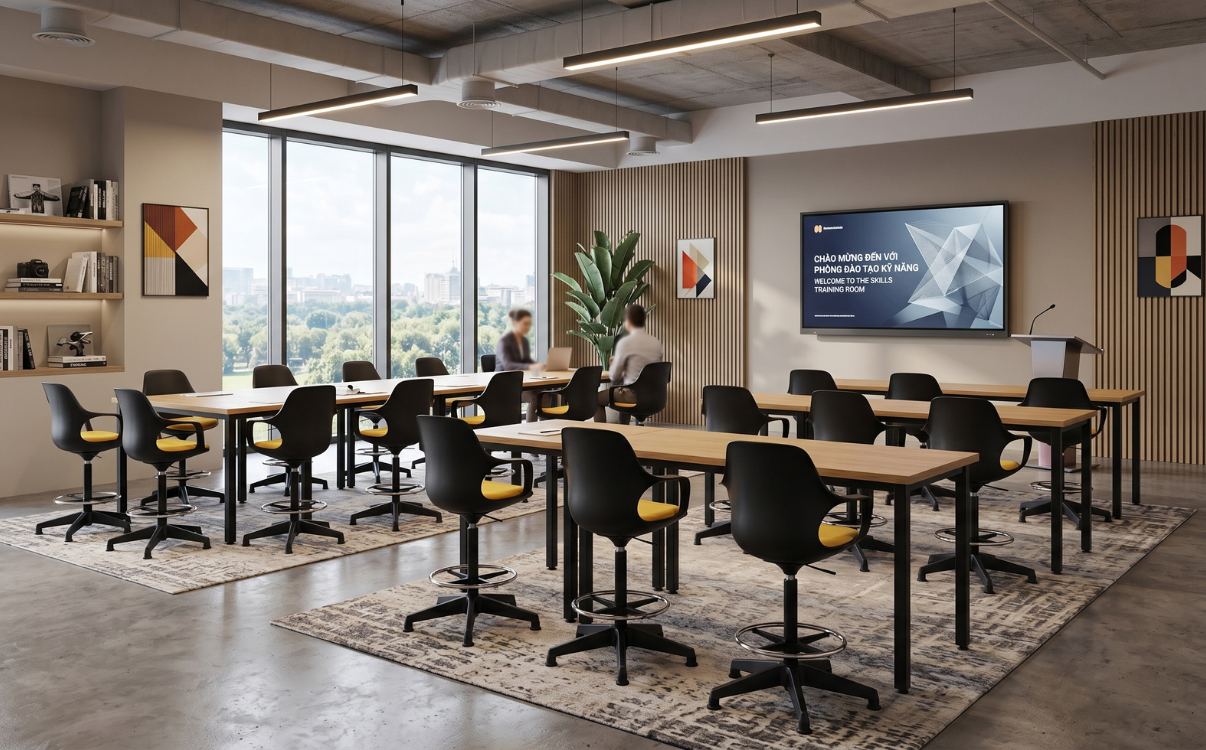 ARC High – Size 5 và Size 6 là mẫu ghế đôn cao hướng đến sự tối giản, hiện đại và đặc biệt phù hợp với các không gian