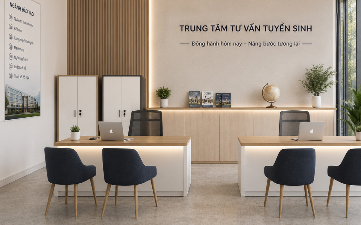 Không gian văn phòng trường học dùng tủ hồ sơ MC 21-31 để sát tường