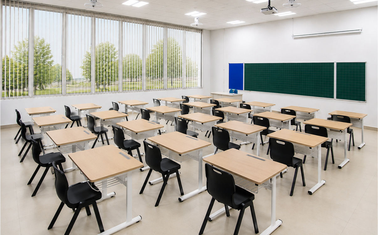 Cho lớp học tiểu học dùng bàn Zico, ghế Titan đẹp
