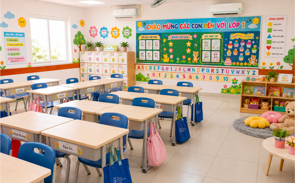 Tiêu chí chọn bàn ghế học sinh lớp 1 cho năm học mới