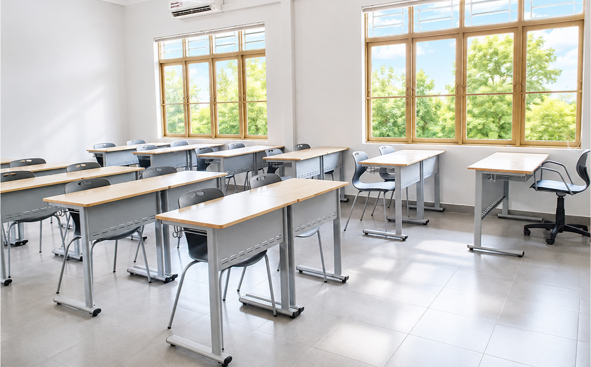 Bàn ghế học sinh cấp 3 – Phù hợp chiều cao, đa dạng mẫu mã