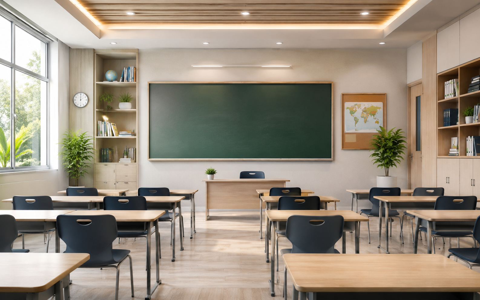 bàn ghế đúng chuẩn mang lại nhiều lợi ích thiết thực cho học sinh và nhà trường