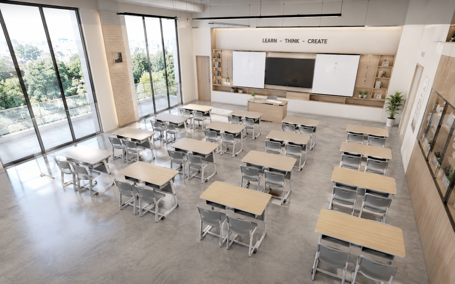 bàn ghế đúng chuẩn mang lại nhiều lợi ích thiết thực cho học sinh và nhà trường