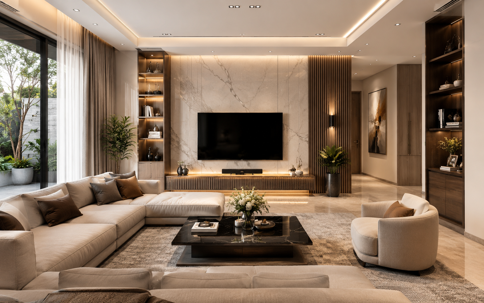 Cho không gian sảnh chờ dùng ghế sofa 