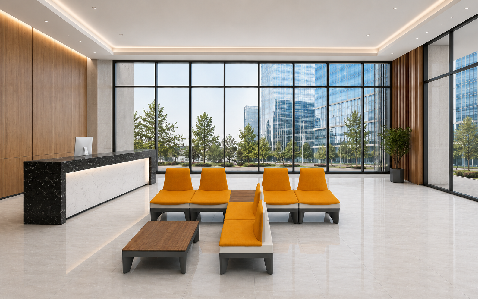 Cho không gian phòng lounge dùng ghế sofa đẹp, như ghế Sophia