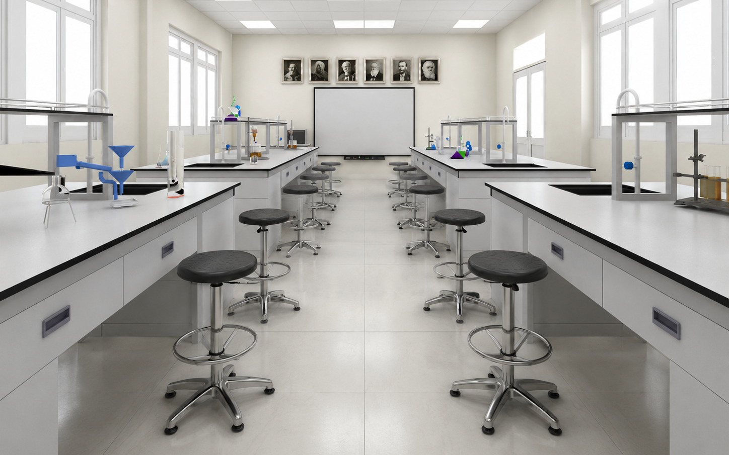Không gian phòng học linh hoạt, học theo mô hình active learning   