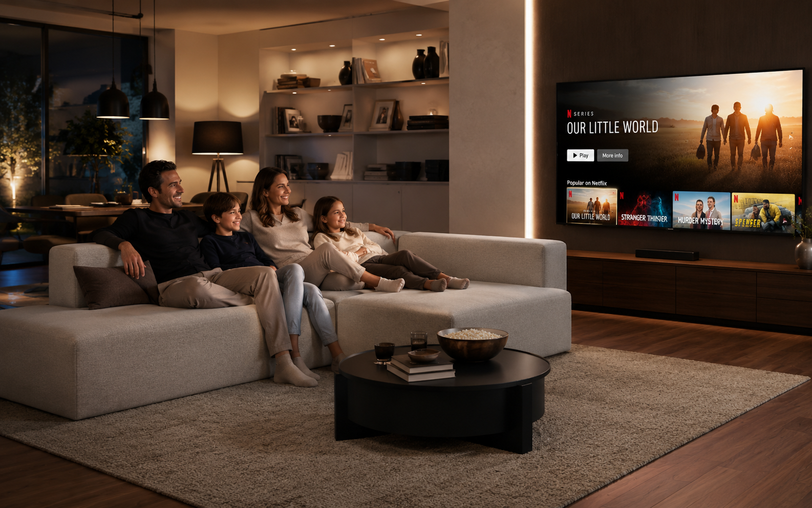 Không gian phòng khách đẹp dùng ghế sofa 
