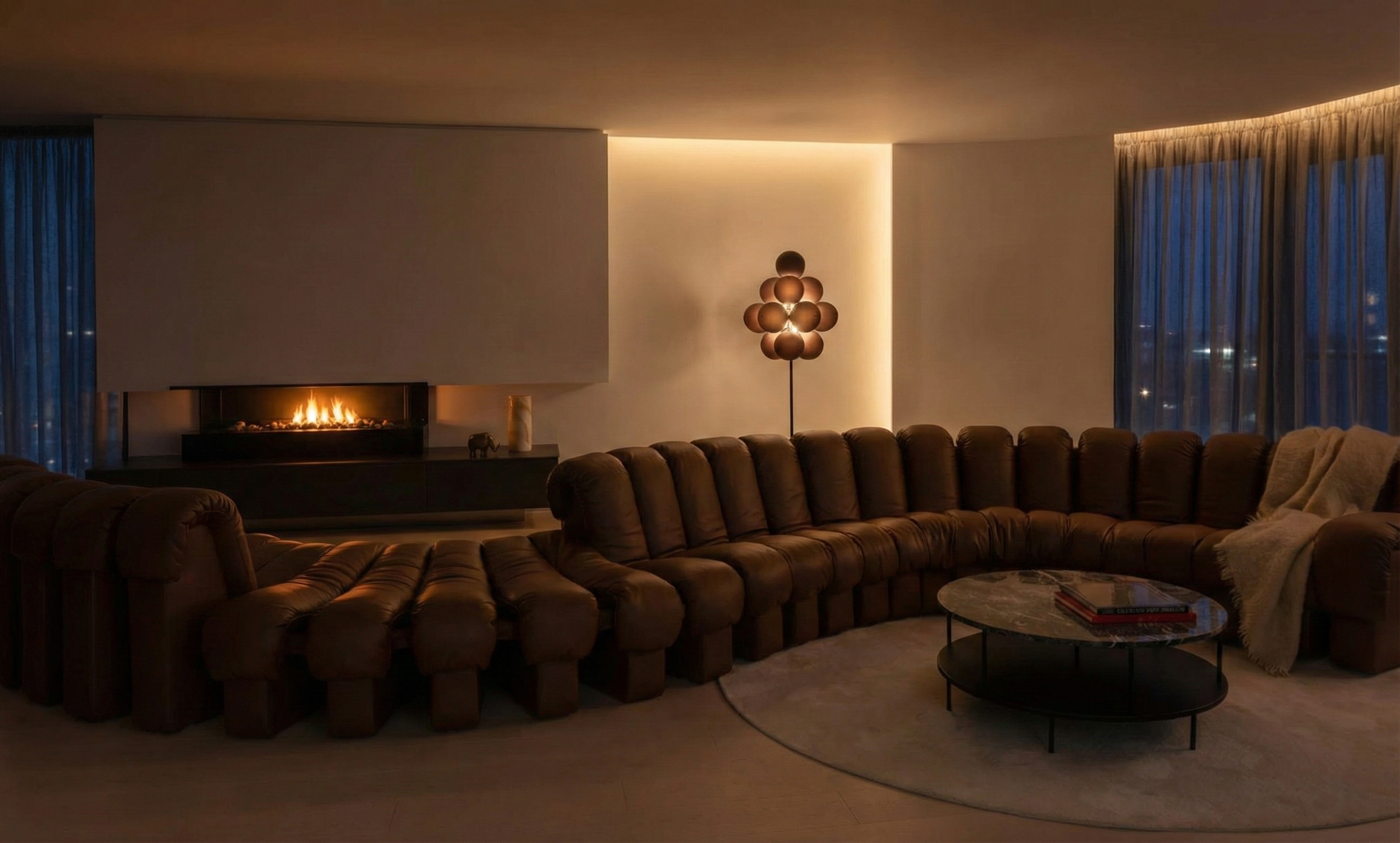 Cho không gian phòng khách dùng ghế sofa đẹp, có thể dùng các ghế rạp chiếu phim tại nhà Bach 