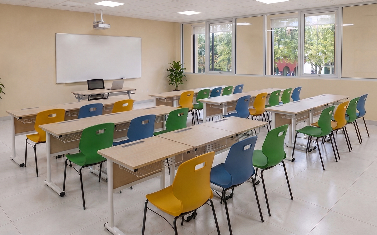 Các dòng bàn ghế học sinh phù hợp cho trường công lập
