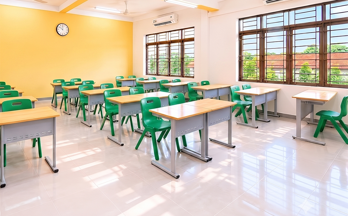 Bàn ghế học sinh cho lớp học tiêu chuẩn