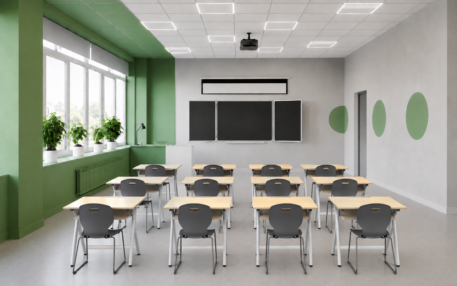 Giá một bộ bàn ghế học sinh THCS cho dự án
